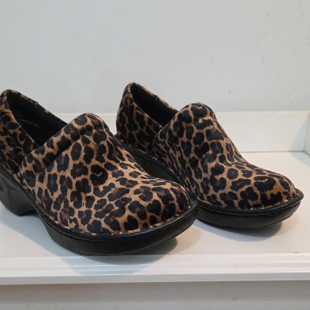 b.o.c. Leopard Print Mules